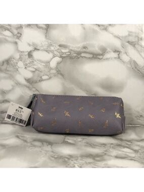 INDIGO small pencil/ makeup/ travel case NWT